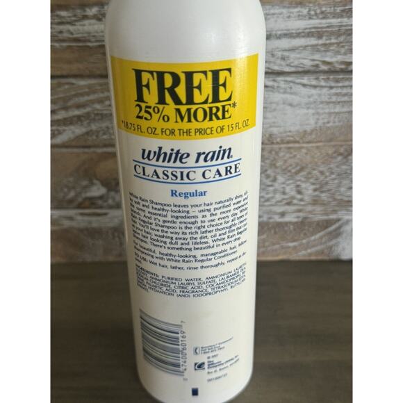(3) Vintage 90’s White Rain Shampoo - Classic Care 18.75 Oz Each Special Edition - Picture 11 of 16